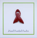 Red Awareness Ribbon Lapel Pins