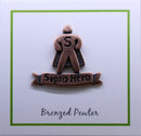 Sepsis Hero Copper Lapel Pin
