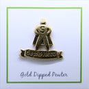 Sepsis Hero Gold Lapel Pin