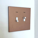 CleanPlate Classic Wall Plate in Copper for Toggle Switches