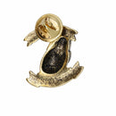 Time is Muscle Heart Attack Awareness Gold Lapel Pin
