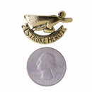 Stroke Hero Gold Lapel Pin