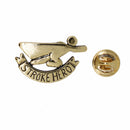 Stroke Hero Gold Lapel Pin