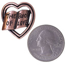 Book of Love Copper Lapel Pin