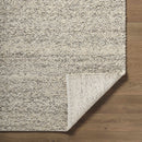 Clayne Beige & Charcoal Premium Wool Area Rug