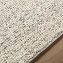 Clayne Beige & Charcoal Premium Wool Area Rug