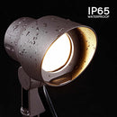 CD45 Black 3000K Warm White Integrated LED Directional Up Light Outdoor Mono Point Spotlight