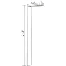 CDPSR58 Wifi Smart RGBCW 3W Stainless Steel Directional Pathway Light LED Bollard Landscape Lighting