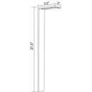 CDPS58 3W Stainless Steel Directional Pathway Light LED Bollard Landscape Lighting