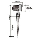 CDR85 9W RGB Directional Ground Outdoor Landscape Spotlight Waterproof Fixture