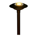 CDPA52 3W 12V AC/DC 3000K Warm White Integrated LED Aluminum Low Voltage Landscape Lighting 3 Tier Pagoda Path Light