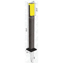 CDPA60 10W 3000K Warm White LED Low Voltage Bollard Landscape Light | Low Voltage Path Light