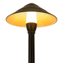 CDPA65 3W 12V Beaded Swivel Hat 3000K Warm White Integrated LED Low Voltage Path Light