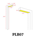 PLB07 3W 3000K Warm White Integrated LED Brass L-Shaped Low Voltage Landscape Lighting Pathway Light