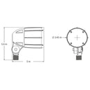 CDRA12 12W Smart Bluetooth RGBW Narrow Beam Directional Outdoor Landscape Spotlight with Remote Control