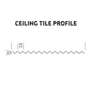 Colorado Corrugated Metal Ceiling Tiles