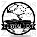 Wake Boat Monogram