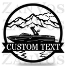 Wake Boat Monogram