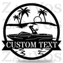 Wake Boat Monogram