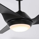 60" DC Motor 3 Blades Wall Control Ceiling Fan with LED Lighting