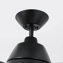52" 4 Speed Wall Control Ceiling Fan with LED Lighting
