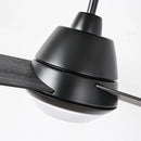 52" 4 Speed Wall Control Ceiling Fan with LED Lighting
