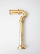 Solid Unlacquered Brass S-trap , Brass Water Trap