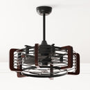 Modern Farmhouse Ceiling Fan with LED Lights