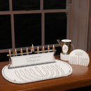 Woven Leatherite Chanukah Match Holder