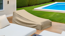 Patio Chaise Lounge Cover 84"L x 30"W x 29"H Classic Taupe
