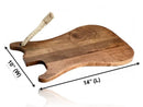 Mascot Hardware Guitar Wooden Cutting Board With Tied Rope