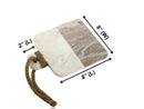 Mascot Hardware Chop-N-Slice 10.3 in. x 8 in. Square Marble Cutting Board