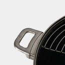 CHD Nonstick 12.5" Wok with Glass Lid