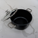 CXD DOU Ceramic Nonstick Stock Pot with Glass Lid