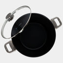 CXD DOU Ceramic Nonstick Stock Pot with Glass Lid