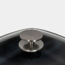 CHD Nonstick 11" x 11" Square Saute Pan with Glass Lid