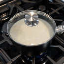 CXD DOU Ceramic Nonstick Saucepan with Glass Lid