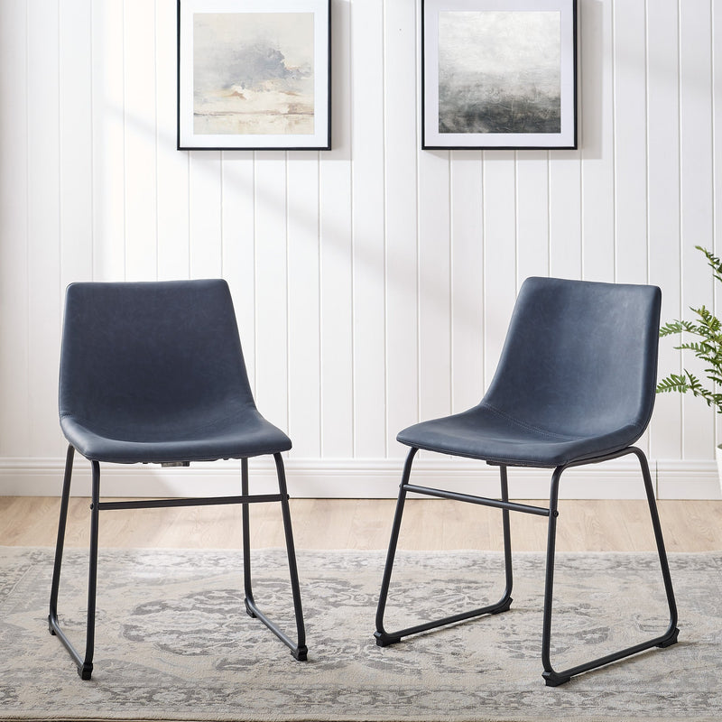Faux Leather Dining Chairs