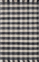 Chilliwack Gray Plaid Wool Rug