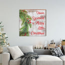 Have A Merry Christmas Sign | Wall Art Print on Real Wood