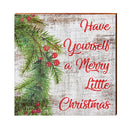 Have A Merry Christmas Sign | Wall Art Print on Real Wood