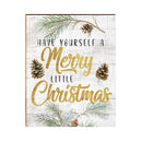Have A Merry Christmas Sign | Wall Art Print on Real Wood
