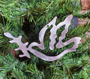 Dove of Peace Metal Art Christmas Tree Ornament