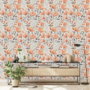 Attractive Watercolor Flowers Wallpaper Sophisticated