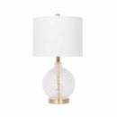 Ciel Contemporary Glass Textured Table Lamp