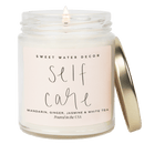 Self Care Soy Candle - Clear Jar - 9 oz