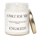 OMG! You're Engaged! Soy Candle - Large Quote Label - 9 oz
