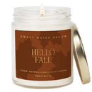 Hello Fall Soy Candle | 9oz. Clear Jar