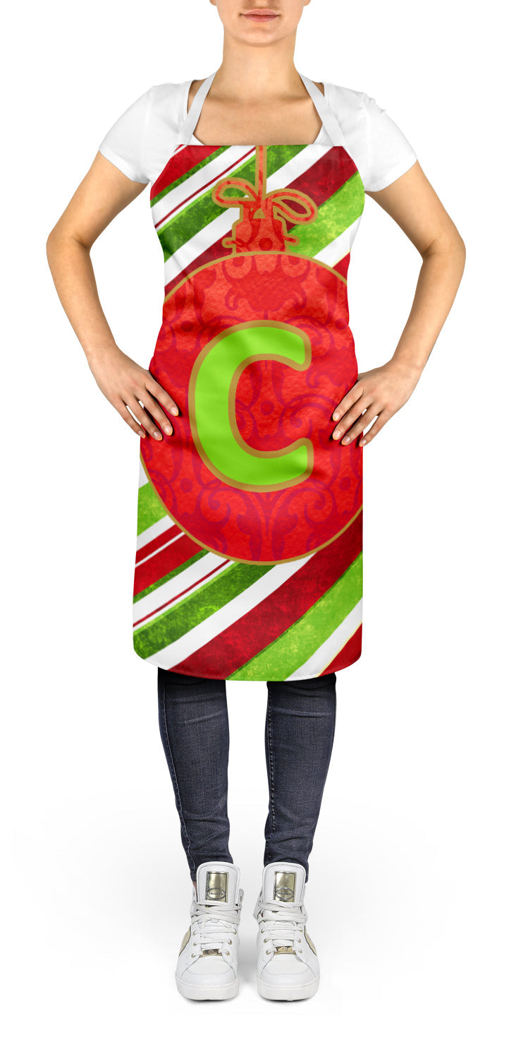 Christmas Oranment Holiday Initial Letter C  Apron CJ1039-CAPRON