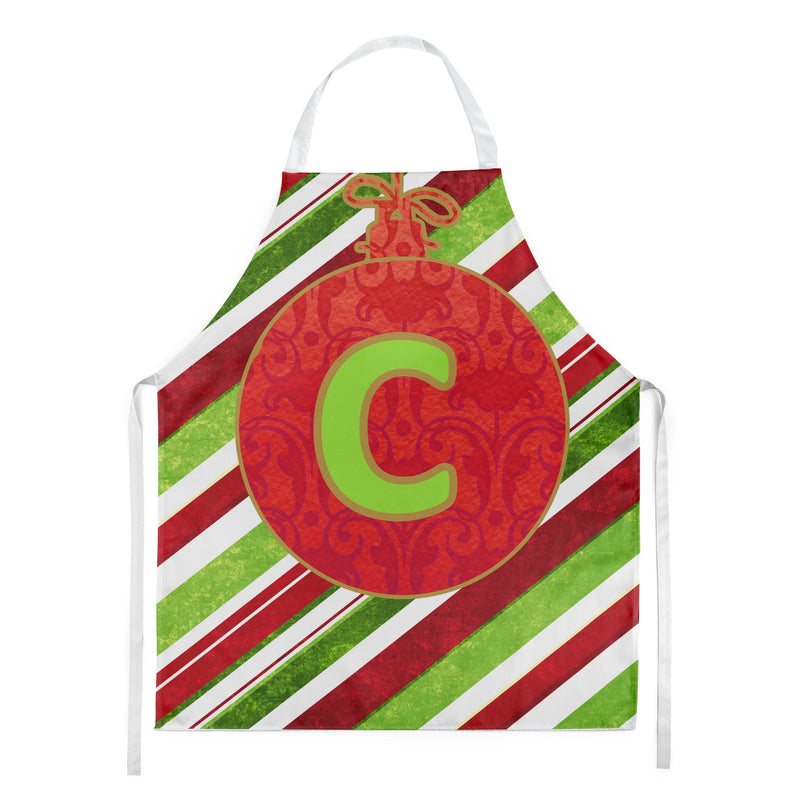 Christmas Oranment Holiday Initial Letter C  Apron CJ1039-CAPRON